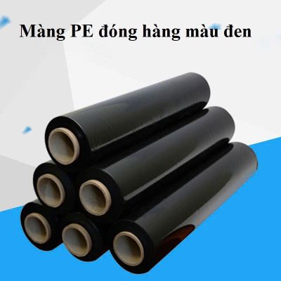 PE dạng cuộn màu đen, khổ ngang 85cm, dày 4 zem